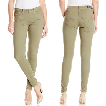 Factory OEM Women Pants Color Pants Casual Trousers Garment Dye Pants